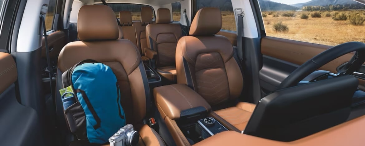 Habitacle confortable du Nissan Pathfinder 2025.