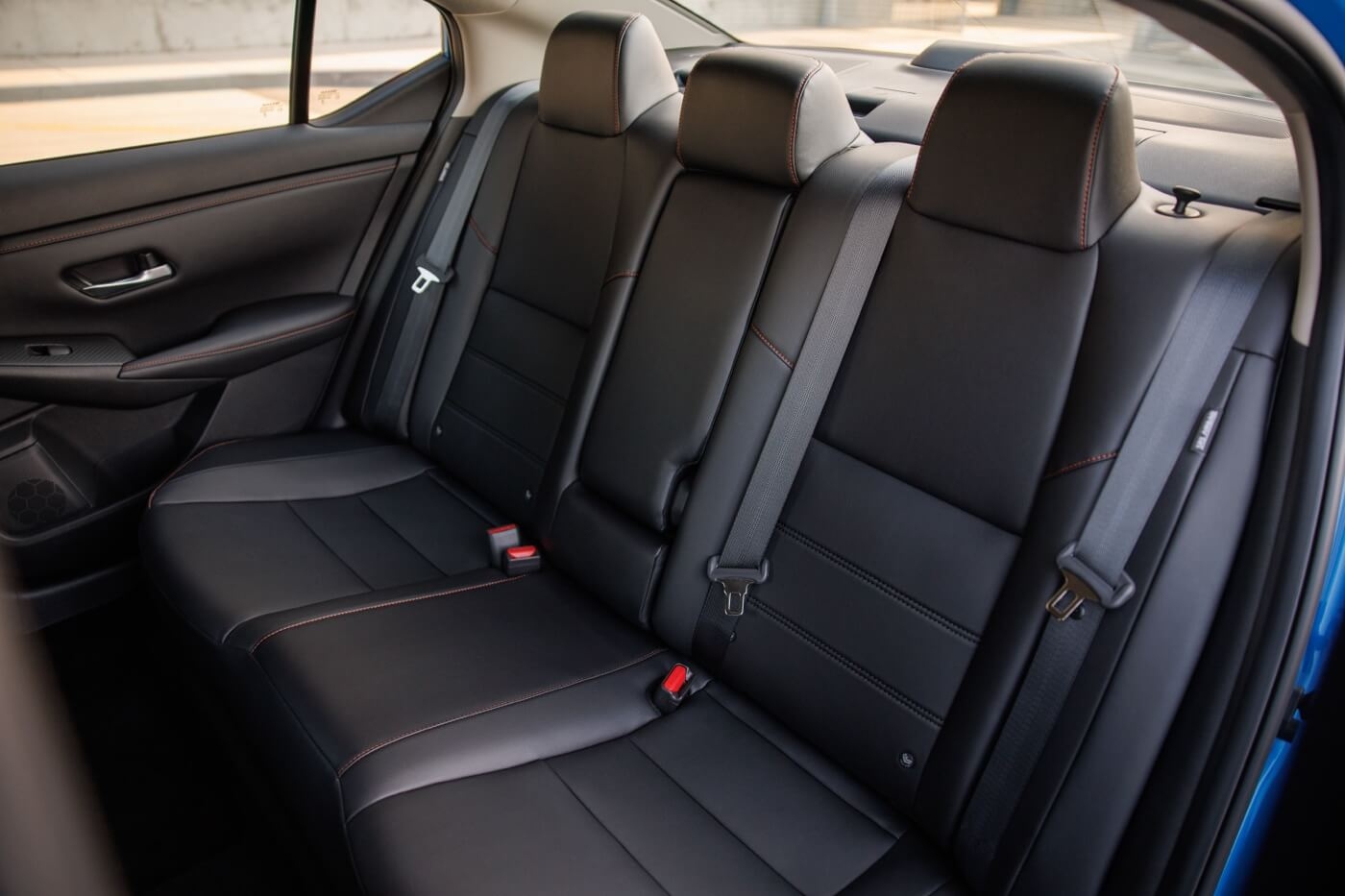 Banquette arrière de la Nissan Sentra 2025.